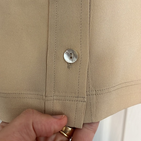 Jacqueline Ferrar - Vintage Silk Button Down Top - Picture 3 of 8